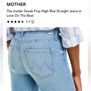MOTHER Love On The Beat High Rise Jeans
